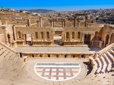 North Theater of Jerash Jordan