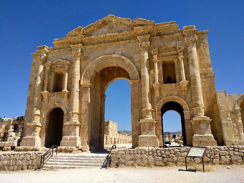 Hadrian’s Arch of Jerash Jordan