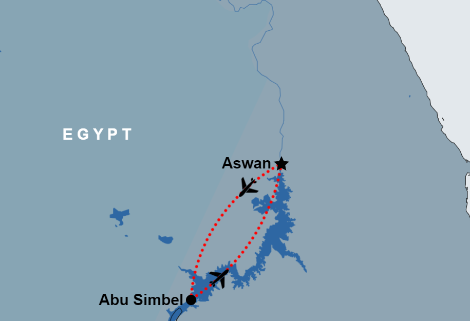 Day Trip to Abu Simbel from Aswan by flight | Luxor and Aswan Travel